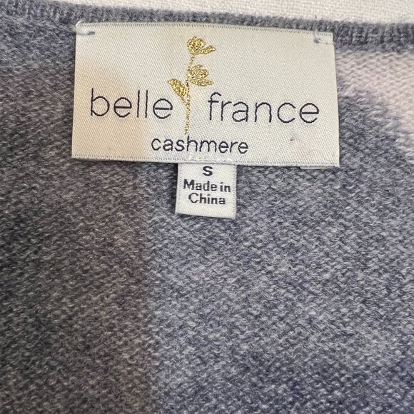 Belle France Cashmere Long Open Front Cardigan Sweater Women’s S Soft Luxury - Picture 3 of 9